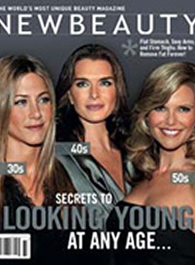 Magazine cover featuring women of different ages.