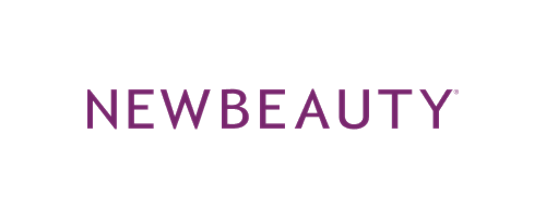 New Beauty logo on a black background